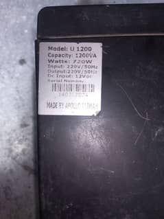 720w ups Apollo