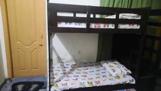 bunk bed original wooden 3 in 1