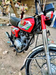 CG 125 2022 model red urgent sell