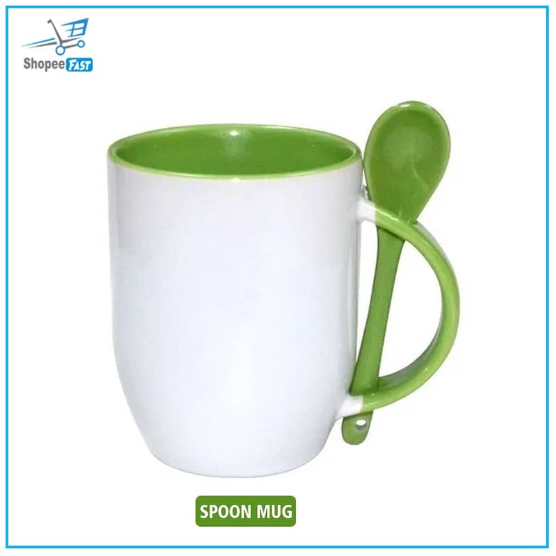 Sublimation white mug shirt water bottle keychain pen cap cushion prin 3