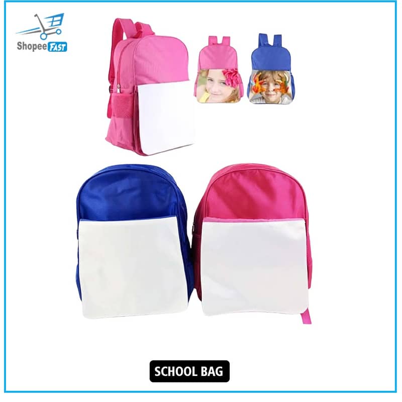 Sublimation white mug shirt water bottle keychain pen cap cushion prin 6