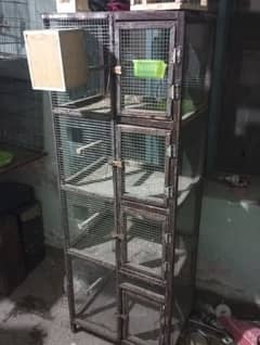 iron cage with heavy gauge jali front box option size 1.5*1.5
