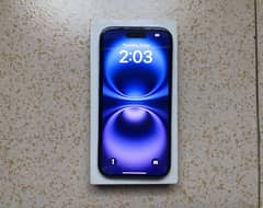 iPhone 16 with box Urgent sale