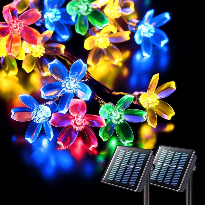 Foldable Solar Light Outdoor Portable LED Bulb USB Rechargeable 7