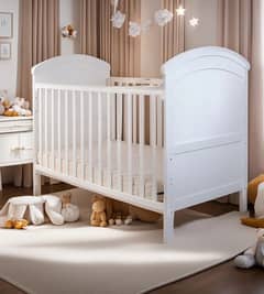 Kids cot can be changed into a toddler bed