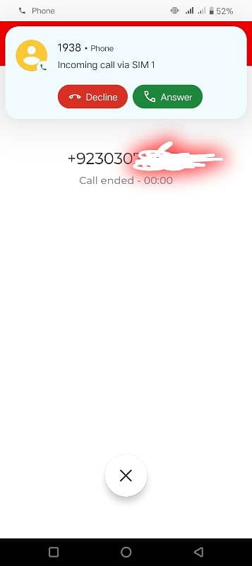 Call from private number (unknown number) App available 0