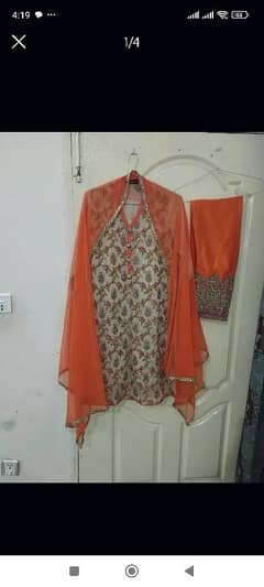 fancy three piece dress for sale