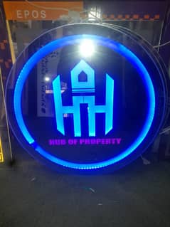Sign Board Makers Sign board karachi/LED sign board | 3d Acrylic board