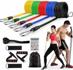 12-in-1 Resistance Bands Set – Complete Home Gym & Fitness Training