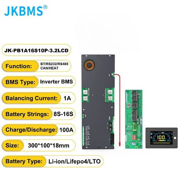 JK BMS & Jk LCD For Lithium Battery, Box For Lithium Battery 2