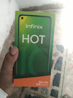 Infinix hot 10 5200 mah big battery 4gb 64 gb
