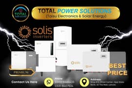 Solis | On-Grid | Hybrid | All Models Available At WholeSale Price