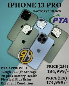 iphone 13 Pro PTA Approved