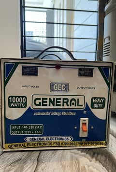 General Automatic voltage stabiliser for sale