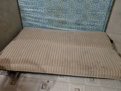 sofa cum bed with iron frame
