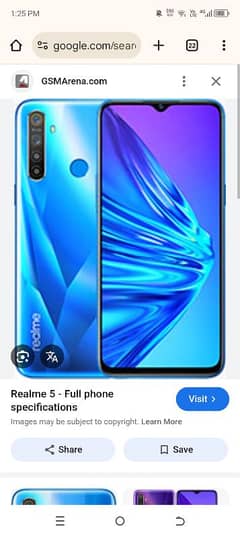 realme 5 4/64 with box