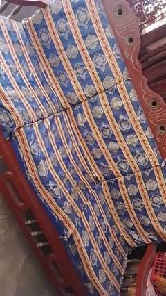 3 seater wooden sofa