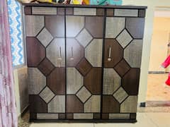 3 door wooden cupboard