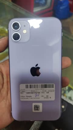 Apple iPhone 11 JV, 64 Gb, Battery Health 85+ original waterpack 10/9
