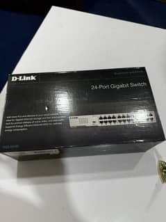 Dlink 24port Switch , PTCL Exchange etc