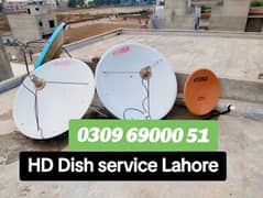 HD Dish Antenna TV installation 03096900051