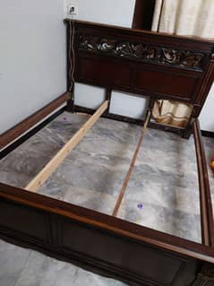 Bed with Side Table for sale