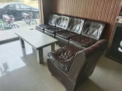 5 Seater Sofa Set with Coffee Table