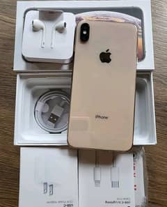 Apple Iphone X's Max 256 GB PTA Approved Gold only WhatsAp03286487884