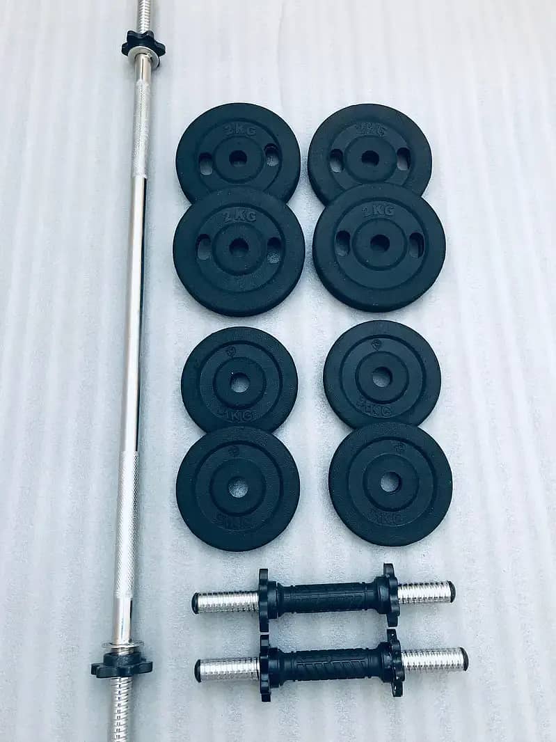 DUMBELL RODS / WEIGHT PLATES  / RUBBER COATED DUMBELLS / STRAIGHT RODS 6