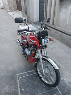 cg 125 21/22 model registrater in 18/12/2023