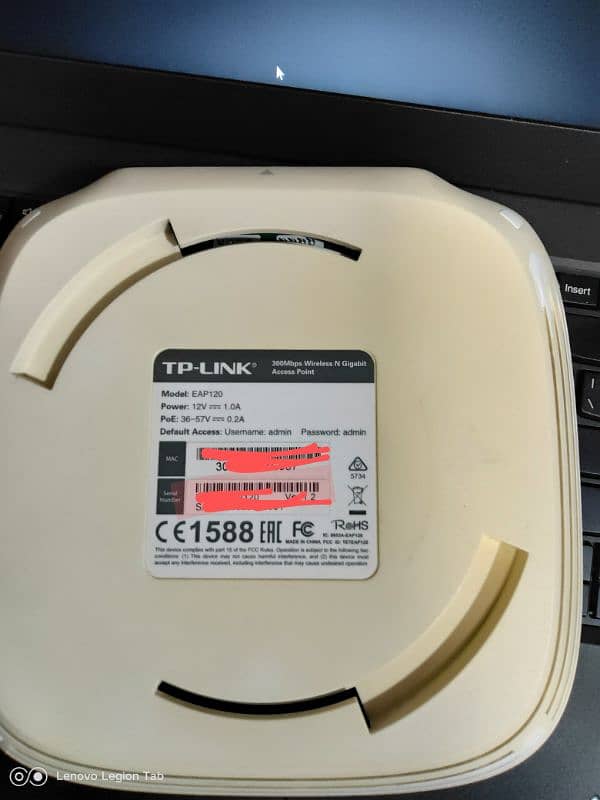 TP LINK WIFI ROUTER 300Mbps Wireless N Gigabit Ceiling  Access Point 3