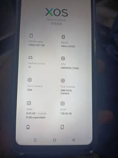 infnx hot 40i    8+8/256 only mobile What