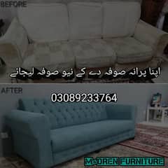 Exchange your old sofa