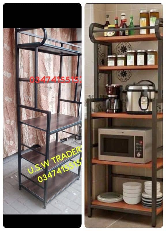 kitchen rack,oven stand multipurpose usage 3