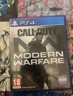 Call of Duty Modern Warfare MW PS4