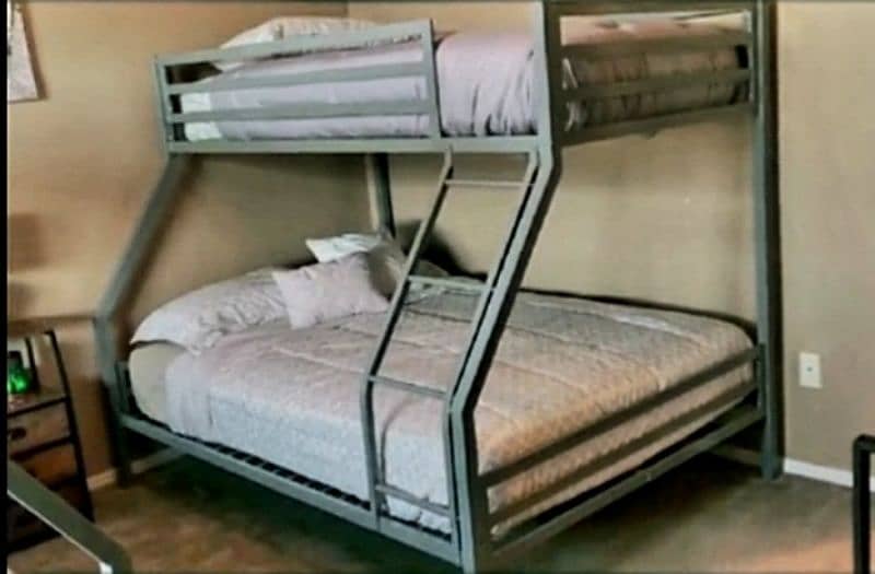 Metal Bunk Bed,  Double Bed/ Triple story bunk Beds Available. 1