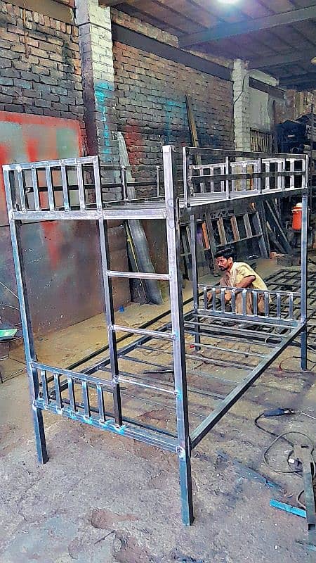Metal Bunk Bed,  Double Bed/ Triple story bunk Beds Available. 4