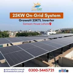 Solar Plate /Solar System /Solar inverter/25kw On-grid Complete System