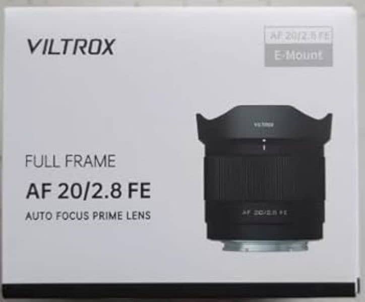 VILTROX 20mm F2.8 FE, STM Auto Focus Full Frame Lens for Sony E-Mount. 2