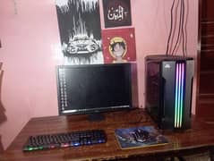 Gaming PC with RGB keyboard & Mouse