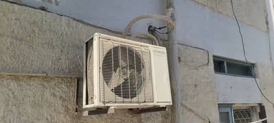 02 ACs (01 split AC Kenwood and 01 window 0.75)