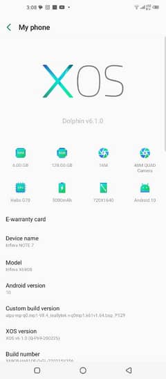 Infinix note 7