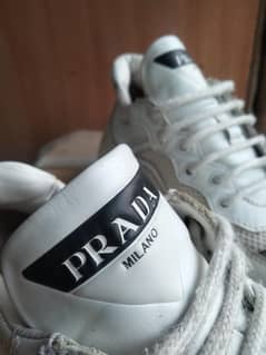 Genuine Prada Centaurus Sneakers – Premium Leather & Bold Sole