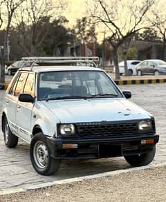 Daihatsu Charade 1983 White 1000cc Vitz Engine Installed