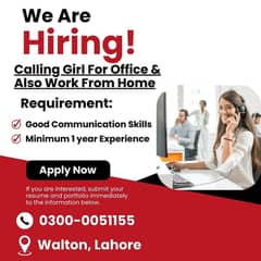 Calling Agent Required ( Female Staff Required) | Jobs