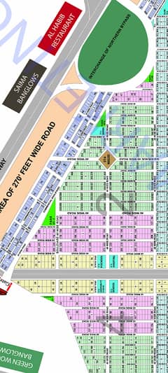 120 Sq Yard Plot Sale In Saadi Garden Block 2 And 3 Scheme 33 Karachi (40 Feet Road)