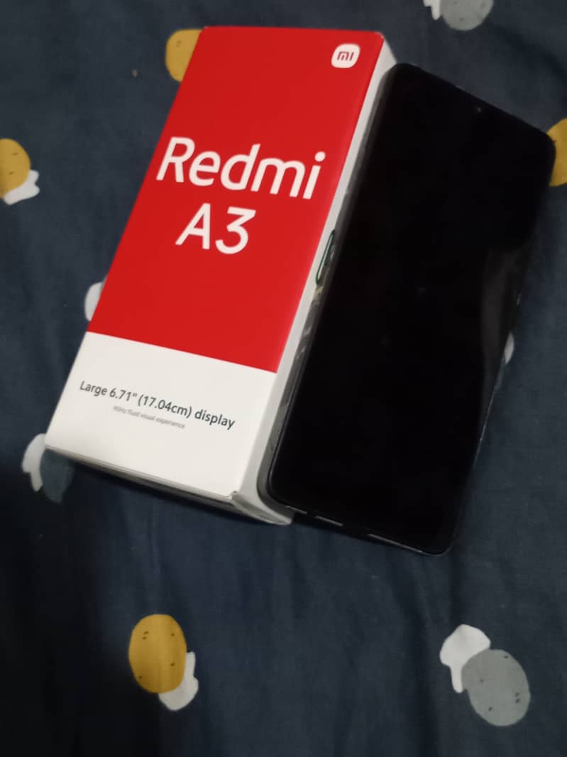 Redmi A3 4/64 with box 10/10 condition 1