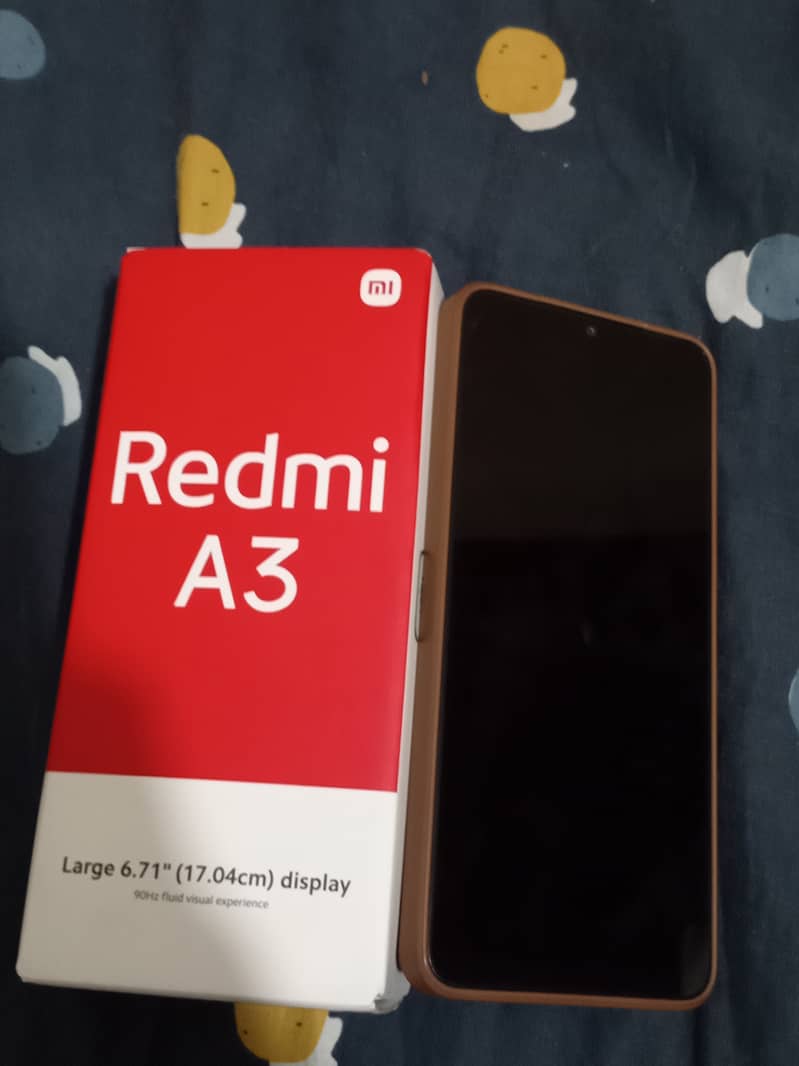 Redmi A3 4/64 with box 10/10 condition 2