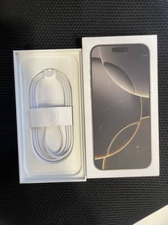 iphone 16 pro max ki 100% original box pulled cable hy