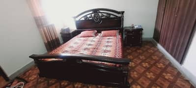 Double Bed with side tables